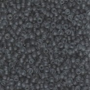 Miyuki seed beads 11/0 - Matted transparent grey 11-152F